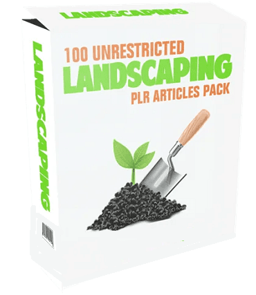 100 unrestricted landscaping plr articles pack