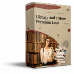 Library And 9 More Premium Logos<p>Pack 10