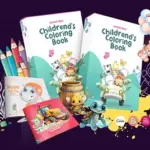 42 childrens coloring book bundle