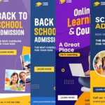 Education Vertical Ad Templates