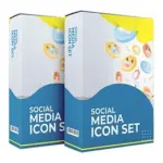 Social media icon set